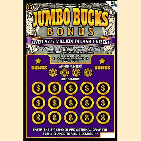 jumbo bucks lotto payout.